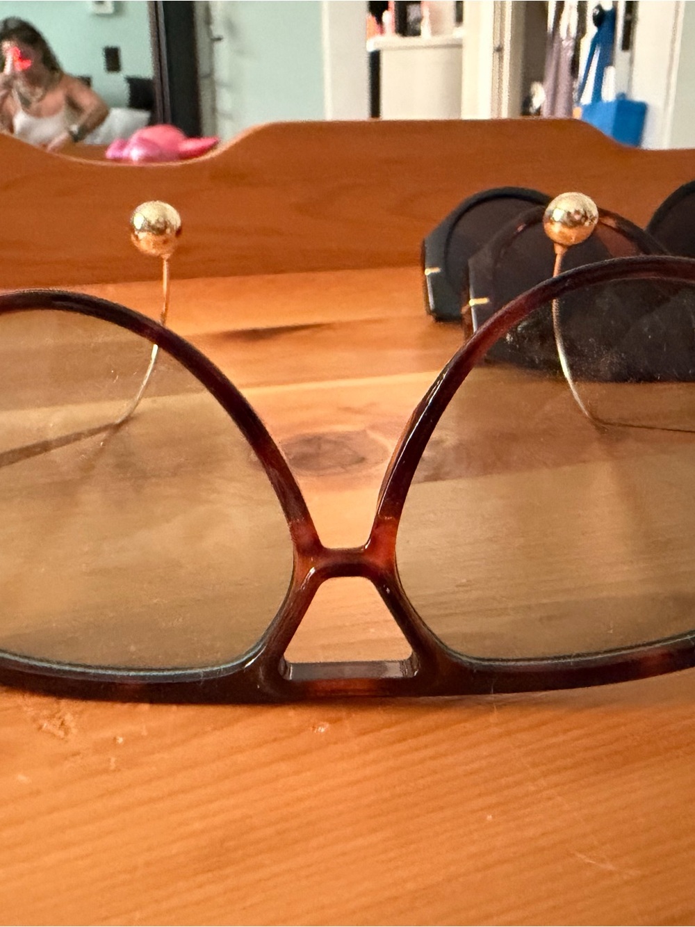Amazon Oversized Tortoiseshell Sunglasses - Brown Gradient Lenses